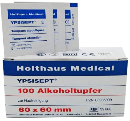 ALKOHOLTUPFER Ypsisept 65x25mm 100 St