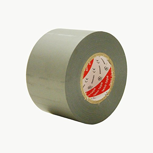 JVCC E-Tape Farbiges elektrisches Band: 2 in. x 66 ft. (Grau)