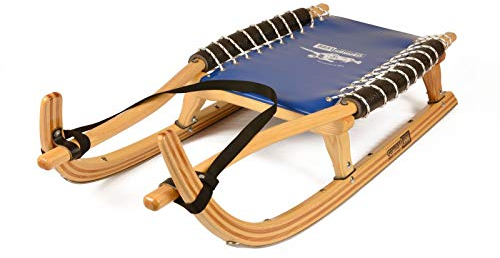 Freizeitrodel German Luge 115D natur Lenkriemen aus Gurtband