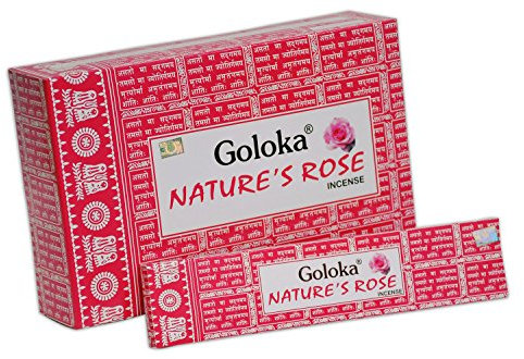 Satya goloka nature's incense nest bâtonnets d'encens 15 g, rose