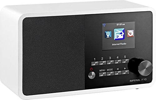 Imperial 22-322-00 i110 Internetradio (TFT Farbdisplay, WLAN, Line-Out, Netzteil) weiß