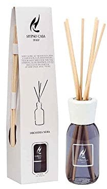 Hypno Casa Diffusor mit Duftessenz, 100 ml, Orchidee Schwarz
