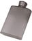 Fenteer Portable Flache Trinkflasche/Wasserflasche für Reise - 400ml, Grau