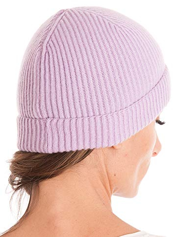 Dalle Piane Cashmere - Hut aus 100% Kaschmir - für Mann/Frau, Farbe: Flieder, Einheitsgröße