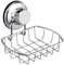 iPEGTOP Vacuum Suction Soap Dish Soap Saver, Bar Soap Sponge Holder for Shower, Bathroom, Tub and Kitchen Sink - Rust Proof Stainless Steel，Chrome