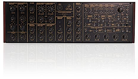 Behringer Sintetizzatore analogico e semi-modulare K-2 con doppio VCO, modulatore ad anello, processore di segnale esterno, catena poli a 16 voci e formato Eurorack