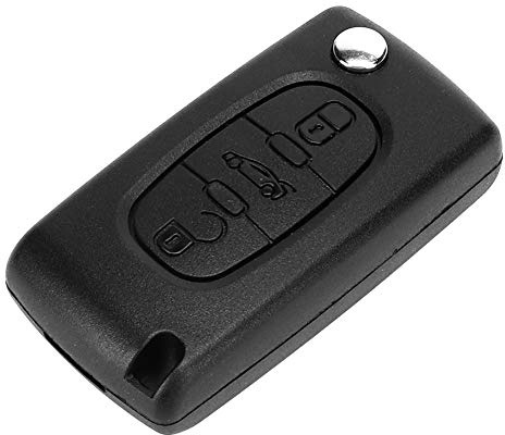 Clé de Voiture Fob, Télécommande sans clé 3 Boutons de Voiture pour 3 Boutons pour 307 407 308