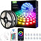 LE LED Strip Alexa 10M, 2x5M, Smart LED Streifen Wifi, RGB 300 LEDs, Wlan LED Band, Superhell 5050 Selbstklebend Lichtband, Lichterkette mit Fernbedienung, Kompatibel mit Alexa, App, Google Home, IP20