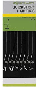 Preston Korum Braided 6 Hair Rigs Size 12 Barbless Qty 8 (k0310111)