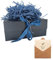 Blau Geschenkbox 23 x17 x10 cm, Geschenkkarton mit Magnetisch Deckel und Schleife für Hochzeiten, Weihnachten, Geburtstage, Jubiläen Geschenkverpackung Box