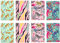 Shulaner Notizblock A5 Liniert Softcover, 32 Blatt (64 Seiten), Tier wald Notizblöcke Notizbuch Set, Lined Notebooks Notepad, 8er-Pack - Wald