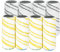 DrRobor 8 Spazzola a Rulli di Ricambio per Karcher FC7 FC5 FC3 EWM2 FC 3d Cordless Lavapavimenti 2.055-006.0 2.055-007.0 (Giallo+ Grigio)