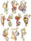 Ideen mit Herz 3-D Motive, ausgestanzt, ca. 7-10 cm, 10 Stück im Beutel | Bilder zum Basteln & Dekorieren | Grußkarten selber machen | Bildmotive für Scrapbooking & DIY-Deko (Weihnachtskugeln VIntage)