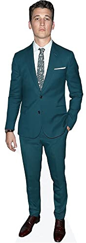 Miles Teller (Suit) Pappaufsteller lebensgross