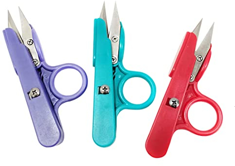 Coupe-fils de couture, ciseaux pour couper les fils, coupe-fils en acier très aiguisé et résistant, coupe fils de couture, coupe-fils professionnel, coupe-fils pour couture, travaux manuels, (3, 3