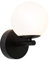 Paulmann 71074 LED Wandleuchte Selection Bathroom Gove IP44 3000K 400lm 230V 5W Schwarz matt, Satin Badleuchte