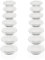PYJLBX Fridge Magnets - 14 Pack Strong, Heavy Duty, Transparent Cute Round Mini Magnets for Whiteboard, Fridge, Notice Board, Office (White)