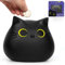 Sparschwein Katze Schwarze Spardose Katze, Münze Spardose Kinder Spielzeug, Kunststoff-Münze Bank Geburtstagsgeschenk für Jungen Mädchen