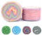 Fadcaer 2 x 100g Regenbogen Strickgarn Bunte Strickwolle Garn Farbverlauf Bobbel Wolle Mehrfarbig Wolle für Handstricken DIY Stricken Handwerk Hut Schal Socken Handschuhe (Farbe D)