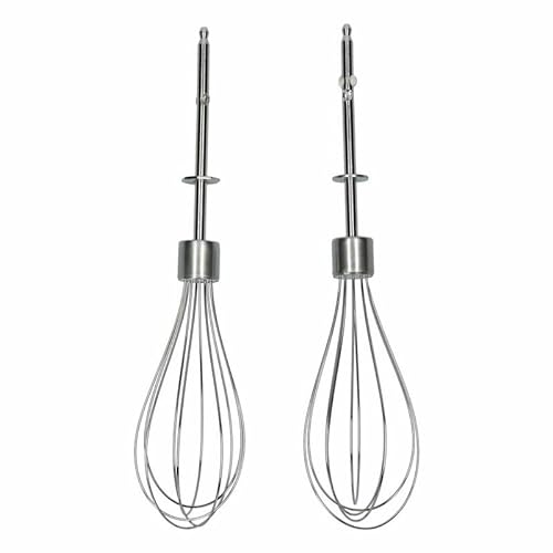 LUTH Premium Profi Parts Schneebesen Set links rechts kompatibel mit Smeg 690074750 für Handmixer