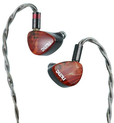 HiFiGo DUNU x Gizaudio Da Vinci IEMs 2DD+4BA Hybrid Drivers in Ear Monitor, 5-Way Frequency Crossover HiFi Wired Earbuds with 3.5/4.4mm Detachable Cable for Musician Audiophile (Da Vinci)