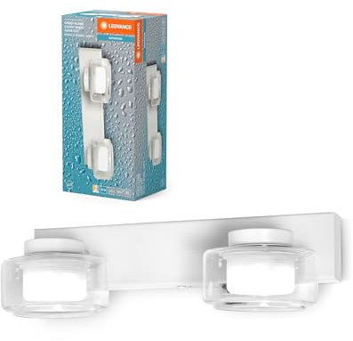 LEDVANCE ORBIS Flame Wand- und Deckenleuchte mit LED, weiß, 11W, 700lm, 3000/4000K, Farbtemperatur über Wandschalter einstellbar (kaltweiß und warmweiß), IP44 Schutz vor Fremdkörpern und Spritzwasser