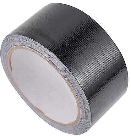 GARVALON Reparaturband Zelt Plane 45mm x 8m Flexible Pu Folie Schwarz Wetterbeständig Für Wohnmobile Und Markisen