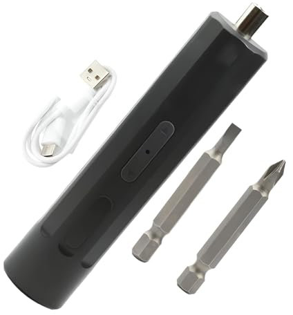 Nybhyjka Destornillador automático, Destornillador eléctrico,Destornillador inalámbrico recargable con 2 puntas magnéticas - Juego de destornilladores automáticos portátiles, portabrocas para