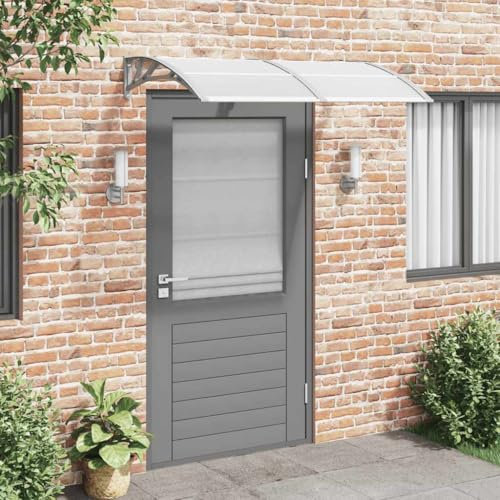 Lauuoeriau Furniture Item home Door Canopy Grey 150x75 cm Polycarbonate-Furniture