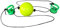 Box-Reflex-Ball, Reflex-Trainingsgeschwindigkeitsball, Doppelend-Boxsack mit elastischem Seil, Saugnapf-Basisstabilität, einstellbare Spannung, ideal für Zuhause oder Fitnessstudio