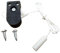 1 interruptor de cable, control de iluminación de muebles, placa de 2 agujeros, 2 A, 250 V, para lámpara de pared, lámpara de noche, interruptor de cuerda de control