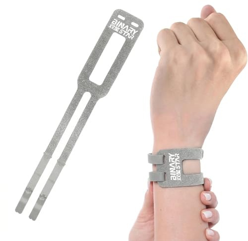 Handgelenkstütze für TFCC, Risse und Sehnenscheidenentzündung, Verstellbare Handgelenkbandage für Damen & Herren, Handgelenk Bandagen für Sport, Yoga & Alltag, Einheitsgröße, Grau