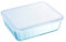 Pyrex Classic - Recipiente rectangular con tapa, 1,5L - 22 x 17 x 6cm