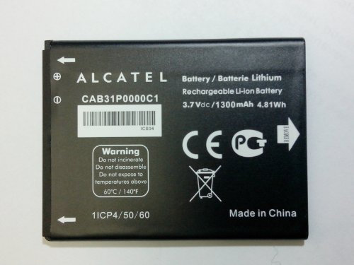 Alcatel CAB31P0000C1 - Batteria originale può sostituire il modello TLi014A1, compatibile con: Alcatel OT-5020/OT5020D/OT-983/OT-4010/OT-4010D/One Touch T POP/OT-4033x/OT-4033E/OT-4033A/POP C3 /One Touch 908, Alcatel One Touch 908F, Alcatel One Touch 909, Alcatel One Touch 910, Alcatel One Touch 915, Alcatel One Touch 918, Alcatel One Touch 918D, Alcatel One Touch 985, Alcatel One Touch 990, Alcatel One Touch 990 Carbon, Alcatel One Touch 990 Chrome, Alcatel One Touch 990A, Alcatel OT-908, Alcatel OT-908F, Alcatel OT-908M, Alcatel OT-909, Alcatel OT-910, Alcatel OT-915 e affini