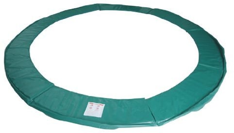 HOMCOM Trampolin Randabdeckung Sicherheitsnetz Wetterplane Leiter Randabdeckung: Ø 244cm Grün