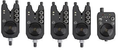 Prologic R2L Bite Alarm Presentation Set - 4 Bissanzeiger + Receiver zum Karpfenangeln, Funkbissanzeiger, Karpfenbissanzeiger