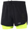 Lixada Short de Course 2 en 1 pour Homme - Séchage Rapide - Respirant - avec Chausson Long, Vert, L