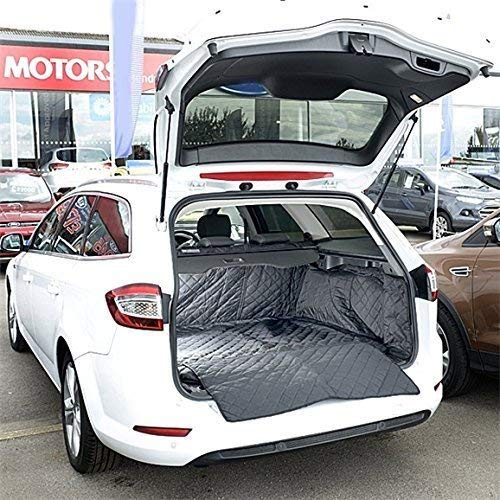 UK Custom Covers QBL225B Tailored Waterproof Quilted Boot Liner Mat Black - Fits Ford Mondeo Estate 2007-2014
