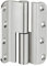 Gedotec charnière à charnière pour porte battante Startec H3052 pour portes renforcées | Stop: DIN droite | Charnière de porte en acier inoxydable mat | Capacité jusqu'à 60 kg | 1 pièce