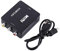 HDMI a CA Converter, 1080P HDMI a AV CVBs Adaptador convertidor de Audio y Video Compuesto Compatibilidad con NTSC/PAL para VHS VCR, DVD, TV (Negro)