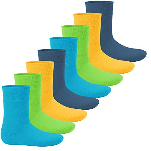 Footstar Kinder THERMO Wintersocken (8 Paar) Everyday! Warme Vollfrottee Socken für Mädchen und Jungen