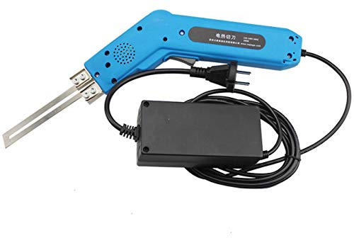 Hanchen cortador térmico de espuma cortadora eléctrica cuchillo caliente para cortar esponja espuma de poliestireno perla algodón temperatura: 50-500 ℃ (hoja de 100 W 5 cm)