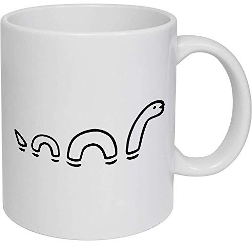 Azeeda 'Loch Ness Monster' Ceramic Mug - 320ml (11oz) (MG00017466)