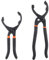 Swpeet 2Pcs Universal 10 and 12 Large Adjustable Oil Filter Pliers Hand Removal Oil Filters Too with Long Handle Grip for Diameters 2 to 4-1/2 Drive Removing Motorcycles Cars Trucks