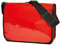 Messenger Bag aus LKW Plane Planentasche Kuriertasche mit Überwurf und optionalem Laptop Inlay Notebook Inlet in vielen Farben von notrash2003 (Rot)
