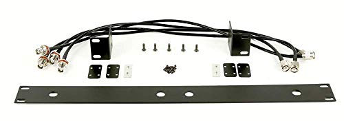 Q-Audio QWM RK 1960 V2 HH BP Dual Rack Mount Kit 1U 19 Bracket Adaptor