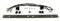Q-Audio QWM RK 1960 V2 HH BP Dual Rack Mount Kit 1U 19 Bracket Adaptor