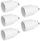 5x Lampensockel Adapter | GU10 auf E27 | Lampenfassung Konverter Fassung Sockel Stecker Glühbirne Lampe LED | 5 Stück