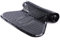 Merauno Full Active Soft Gel-Pad Voll Lammfell Sattelunterlage Memory Lammfell Gel Pad Stoßdämpfende Anti-Rutsch-und Luft-Release (Schwarz, Gel-pad)