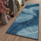 Tapis Salon Lavable antiderapant Long Moderne Motifs Géométriques paillasson d Entree Exterieur pour Les Chambres Jeunes Adulte Fille Garcon ado, 60x300cm Color17